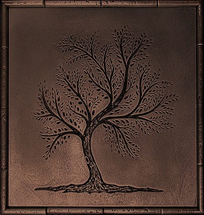 Small Tree of Life Mural in Oil Rubbed Bronze