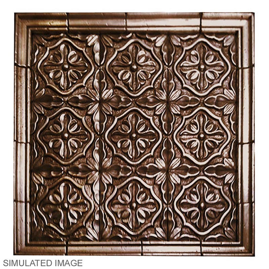 Metalavera Mural in Oil Rubbed Bronze