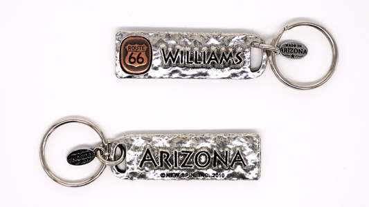 Williams Route 66 Petroglyph Key Chain